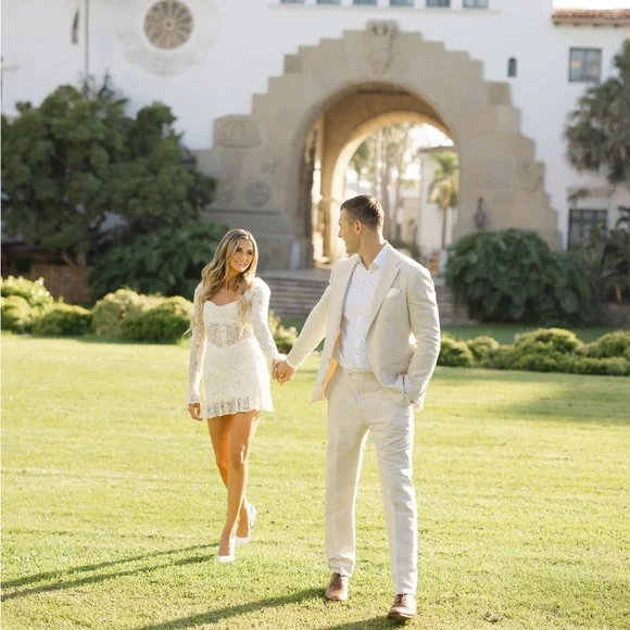short white tulle dress Dave and Johnny Short White Hoco Dress 11206 Ivory / 00